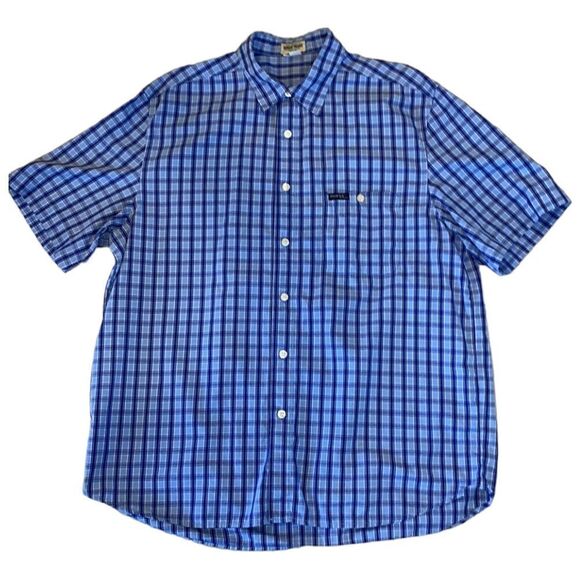 Guess Jeans Plaid Button Up Shirt Size XXL - Picture 2 of 8